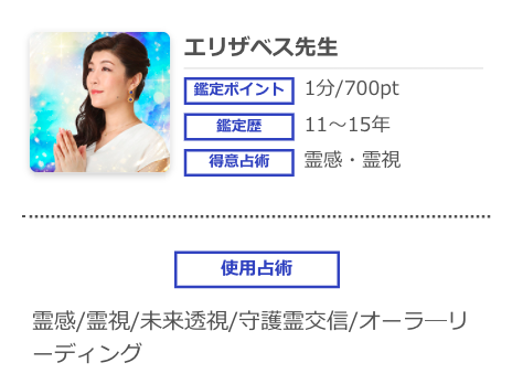 電話占いシエロ エリザベス