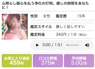 電話占いリノア 千秀